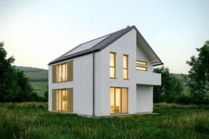 Semi-passive house in Romania